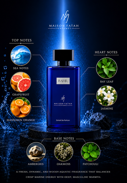Bahr – Fresh Aquatic Perfume | 100ml 1