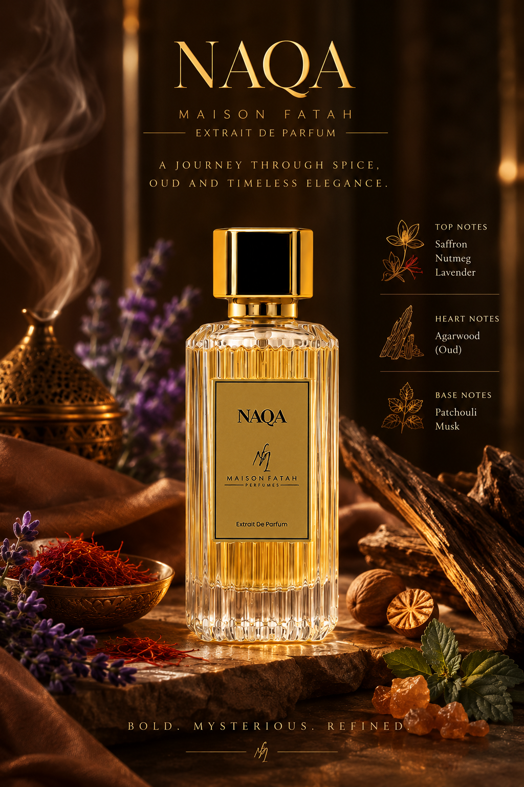 Naqa – Arabian Oud Perfume | 100ml 1